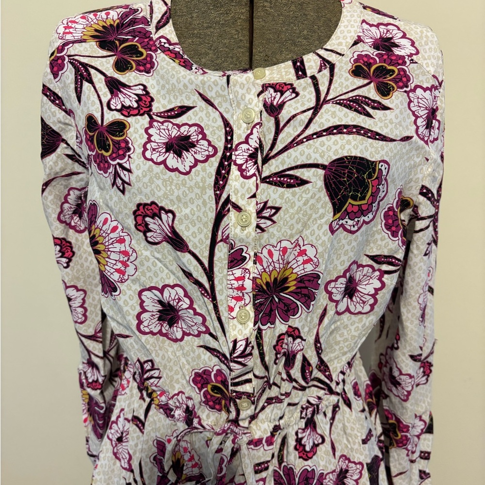 Floral Button-Up Dress